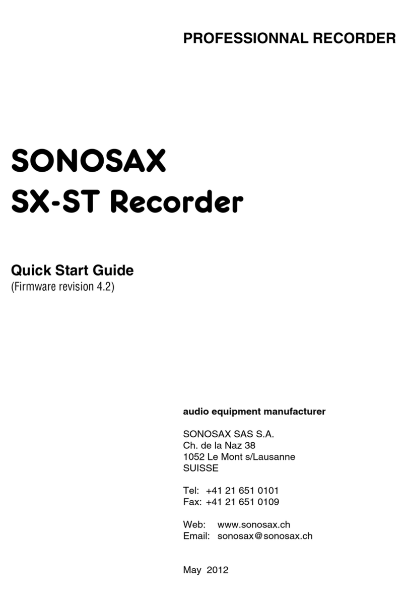 Sonosax SX-ST quick start guide