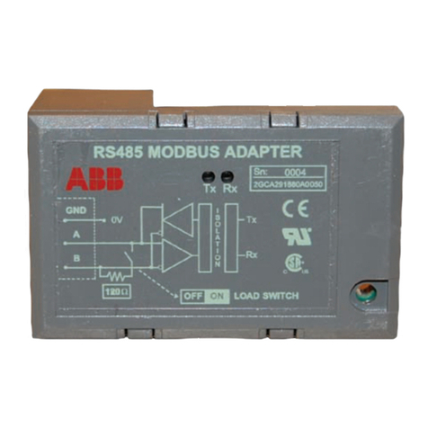 ABB RS485 Modbus adapter Installation manual ABB RS485 Modbus adapter Installation manual