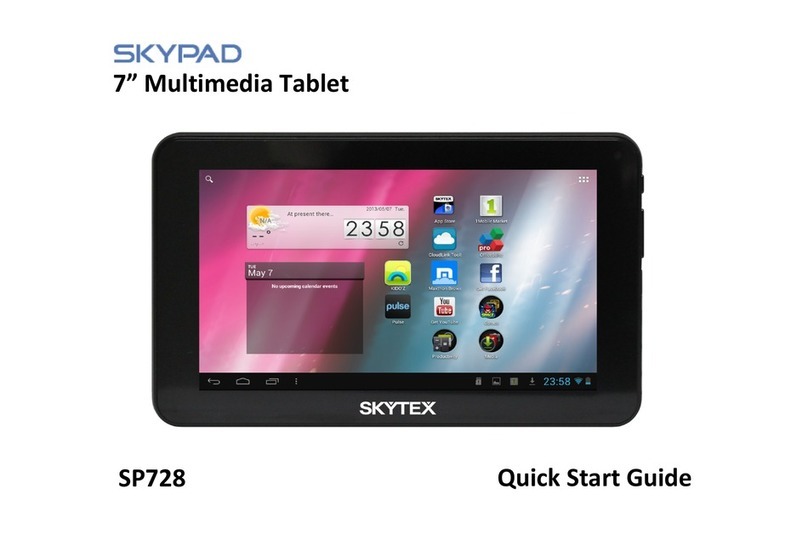 Skytex SKYPAD SP728 quick start guide
