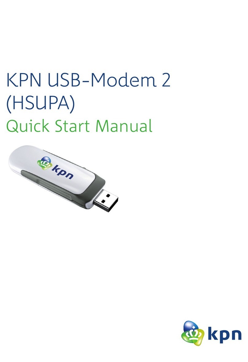 KPN USB-Modem 2 Quick start manual
