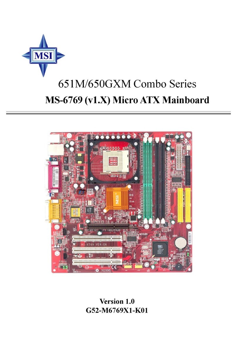MSI 651M User manual