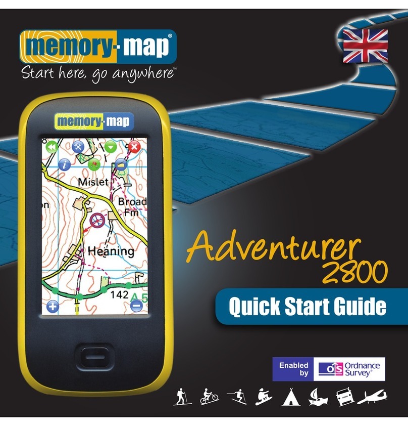 Memory-map Adventurer 2800 quick start guide Memory-map Adventurer 2800 quick start guide