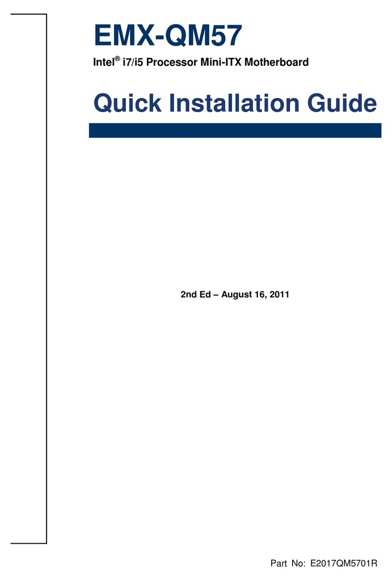Avalue Technology EMX-QM57 User manual