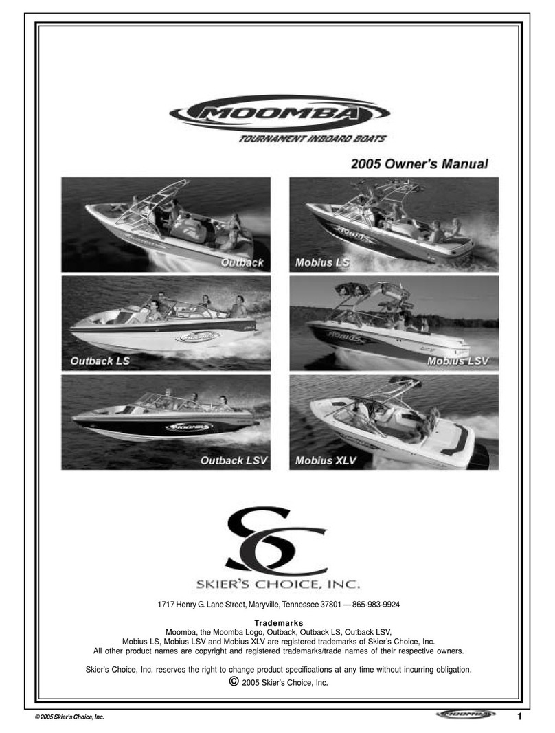 Moomba Outback owner's manual