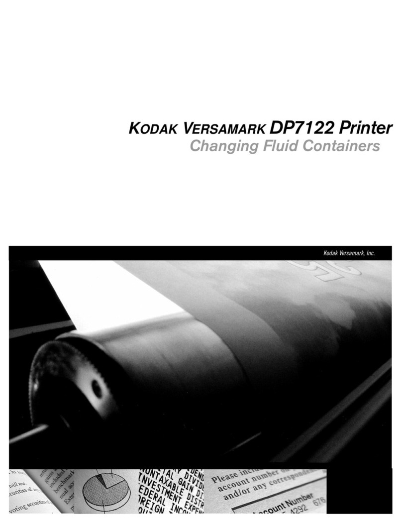 Kodak VERSAMARK DP7122 User manual