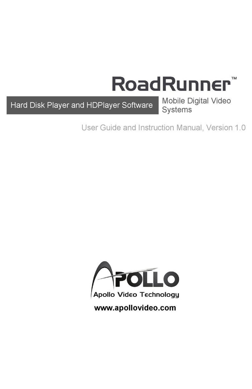 Apollo RR-HDP User guide and instruction manual