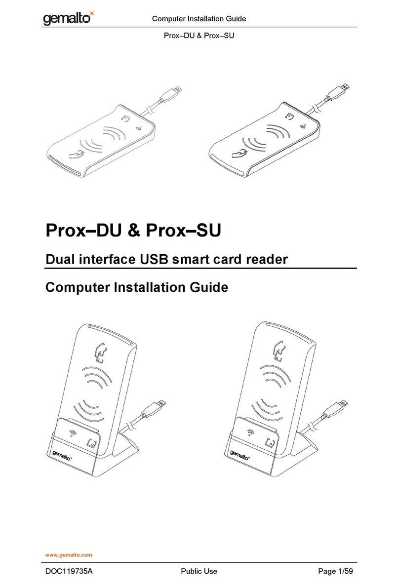 Gemalto Prox-DU installation guide
