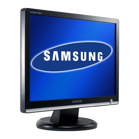 Samsung SyncMaster 206BW User manual Samsung SyncMaster 206BW User manual