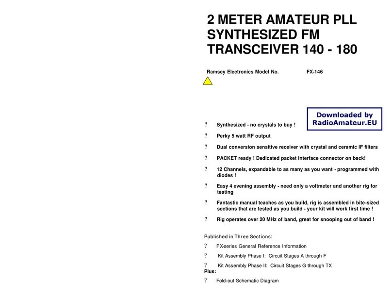 Ramsey Electronics FZ-146 user manual