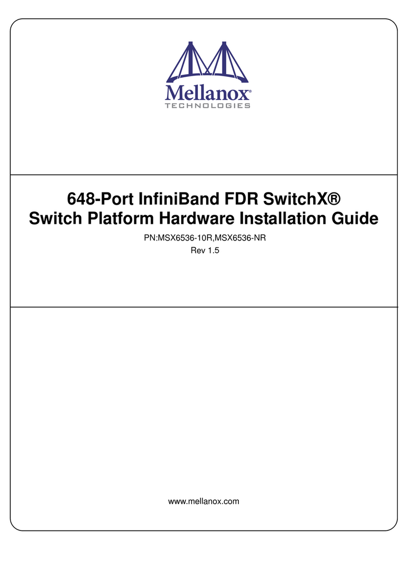 Mellanox Technologies MSX6536-10R Manual