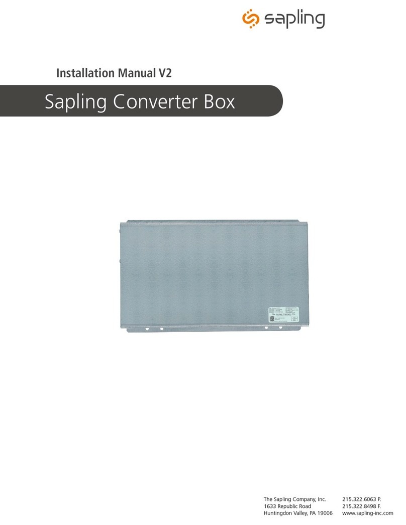 Sapling converter box installation manual