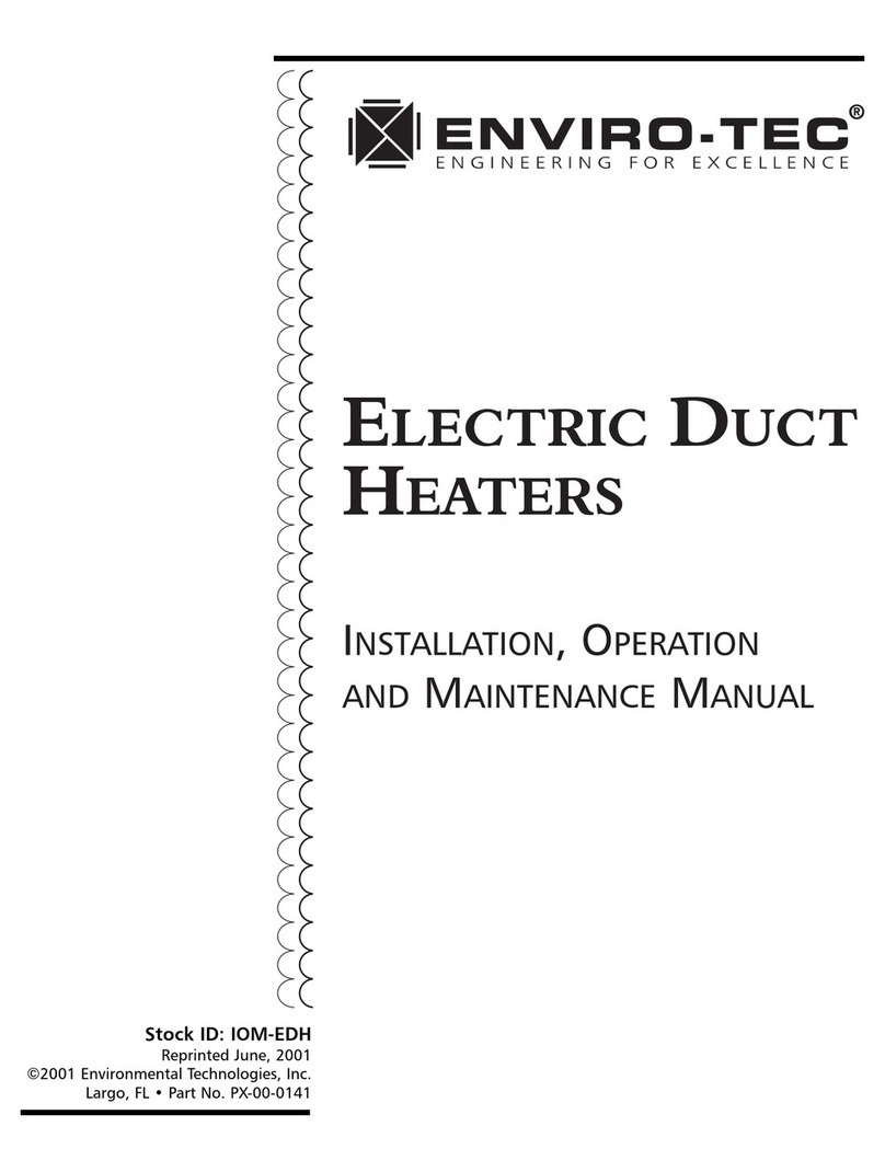 Enviro IOM-EDH Installation, operation and maintenance manual