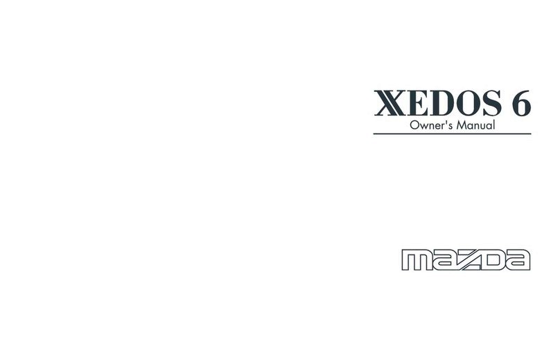 Mazda Xedos 6 User manual