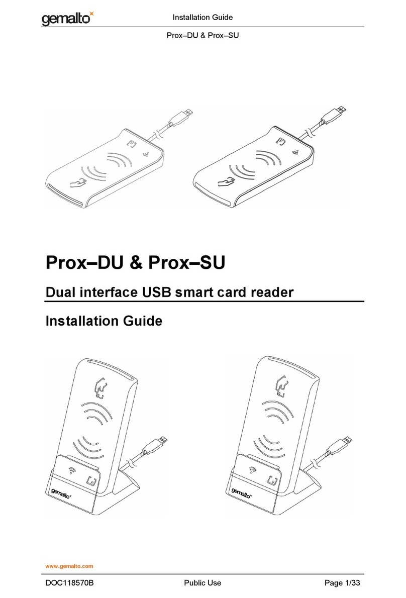 Gemalto Prox-DU installation guide