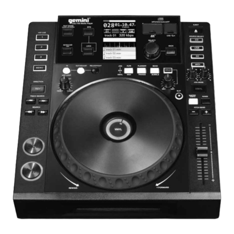 Gemini CDJ-700 User manual