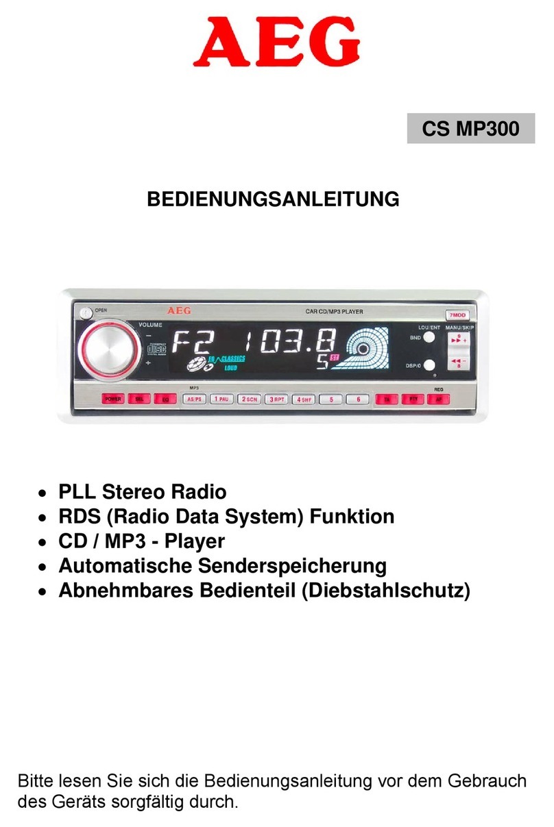 AEG CS MP 300 User manual AEG CS MP 300 User manual