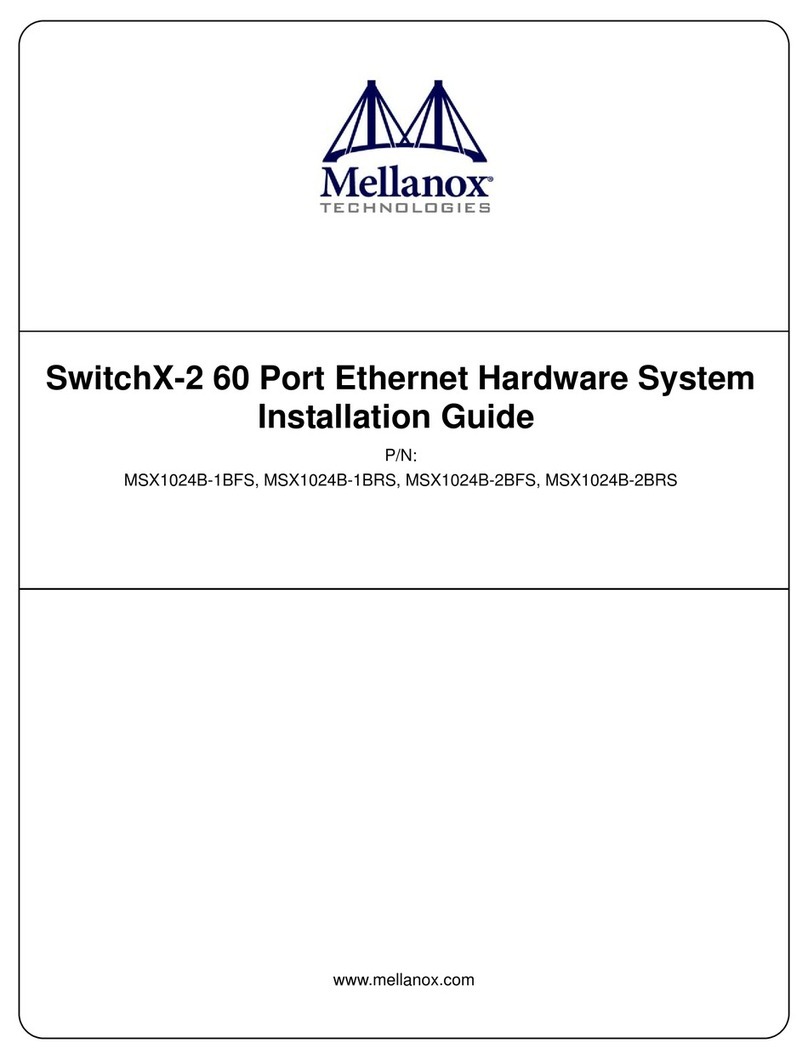 Mellanox Technologies SwitchX-2 MSX1024B-1BFS User manual