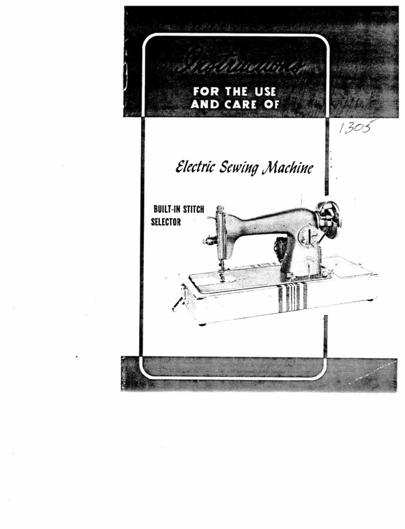 Singer 1305 Use and care