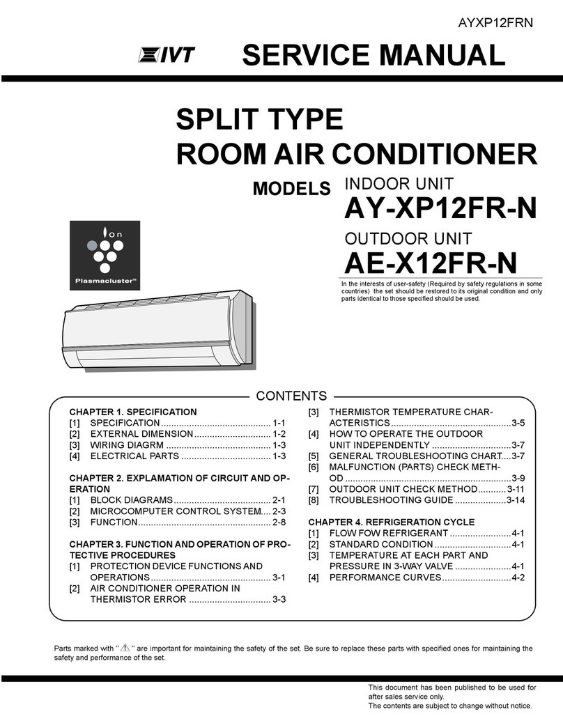 IVT AY-XP12FR-N User manual