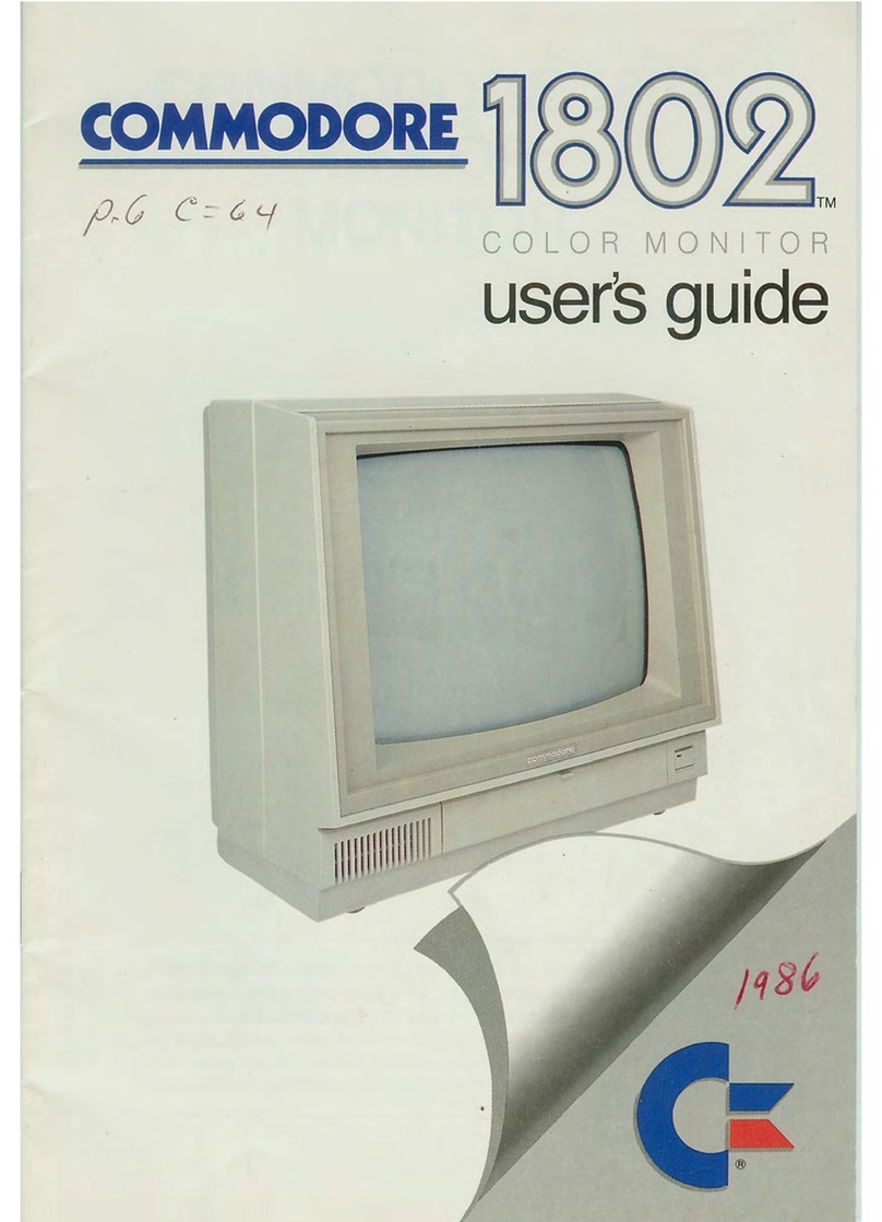 Commodore 1802 User manual