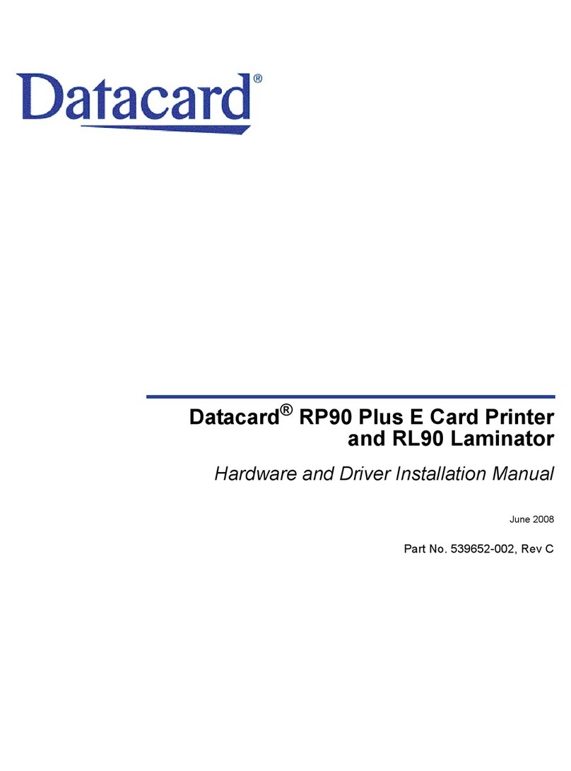 DataCard RP90 PLUS E Hardware and driver installation manual