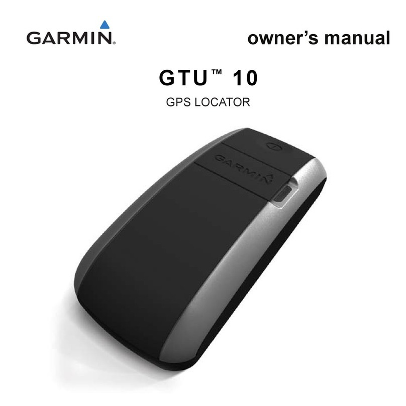 Garmin GTU 10 owner's manual