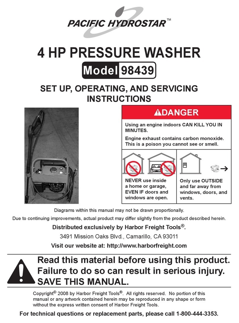 Pacific hydrostar 98439 Set up, operating, and servicing instructions Pacific hydrostar 98439 Set up, operating, and servicing instructions