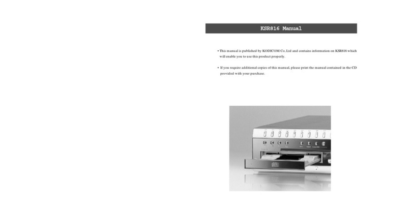 Kodicom KSR816 User manual