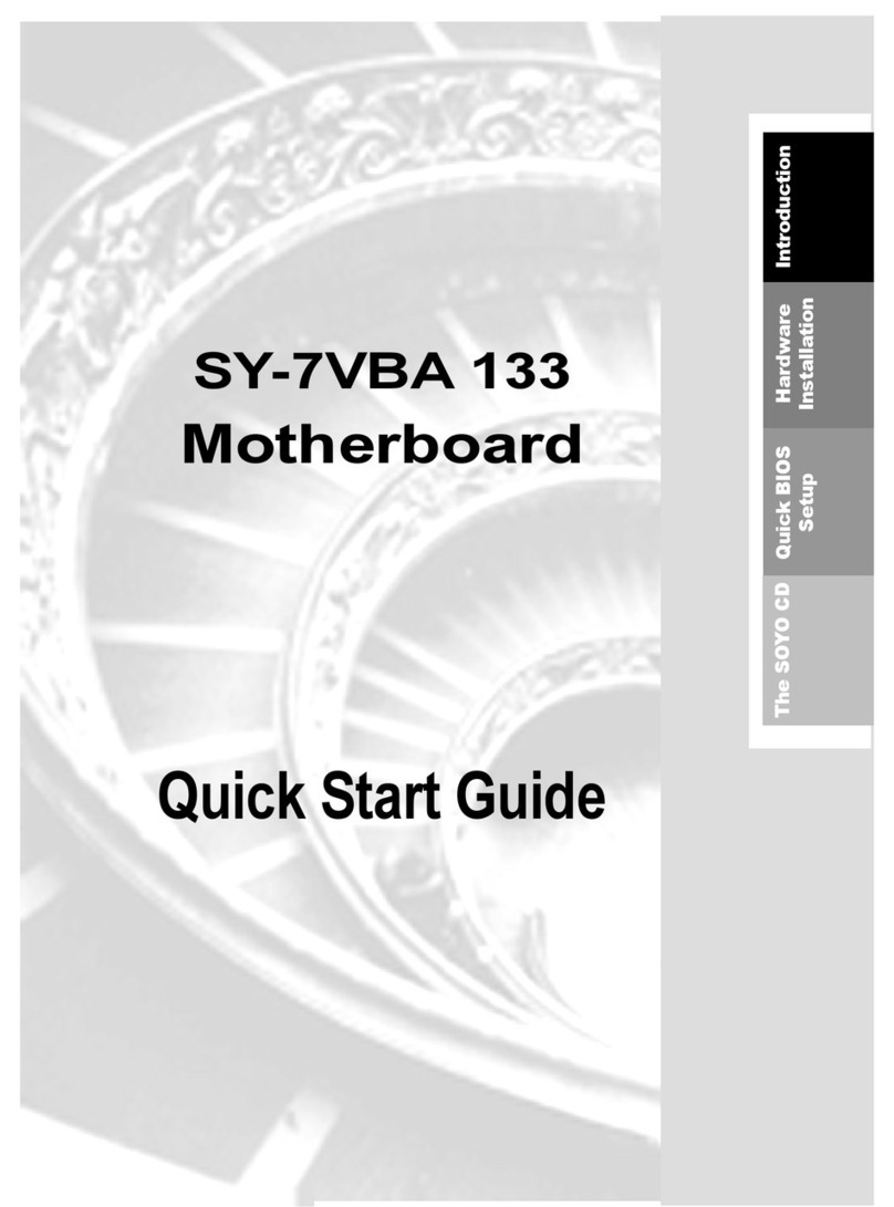 SOYO SY-7VBA 133 quick start guide