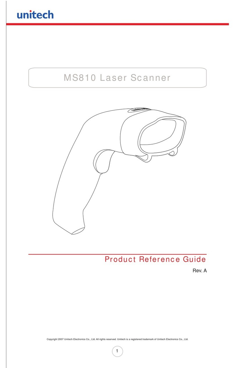 Unitech MS810 Installation and operation manual