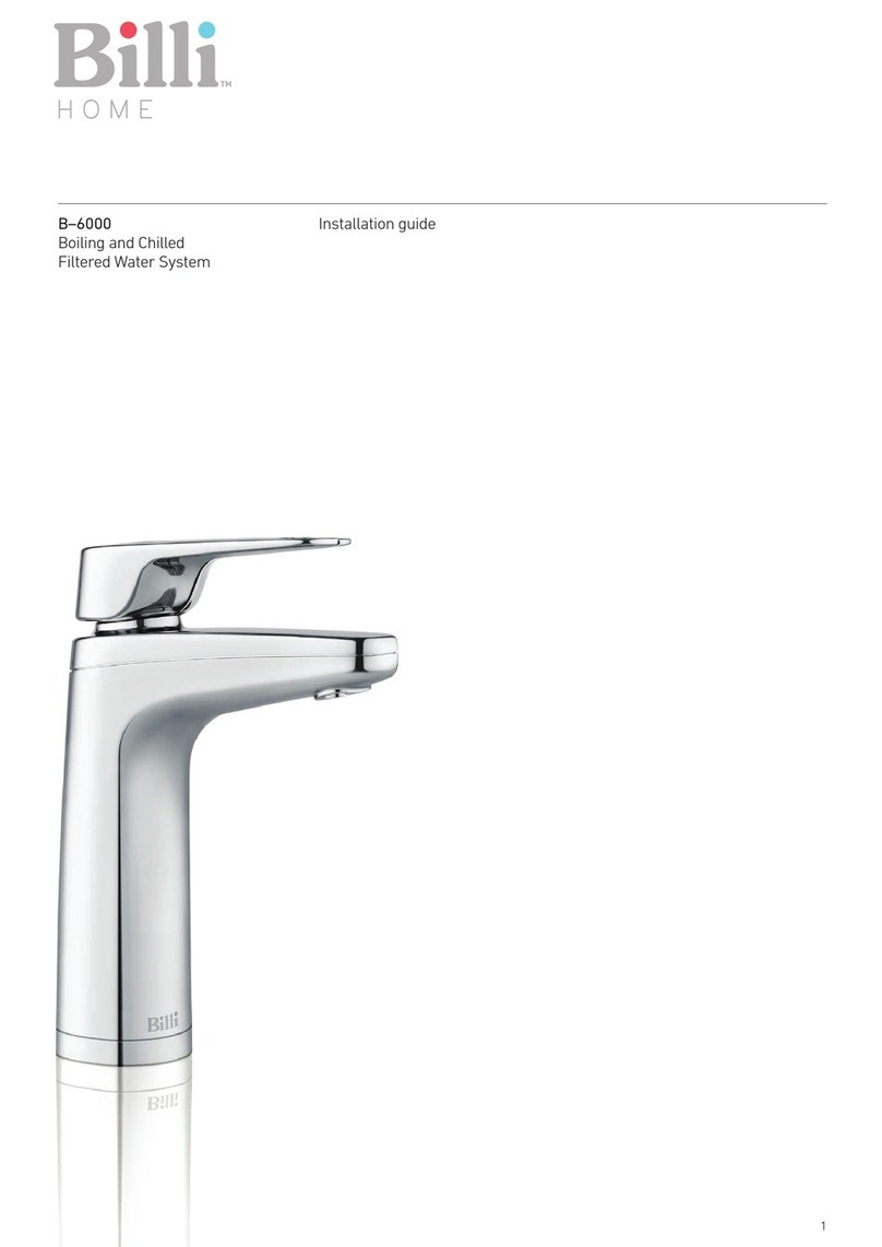 Billi B-6000 installation guide