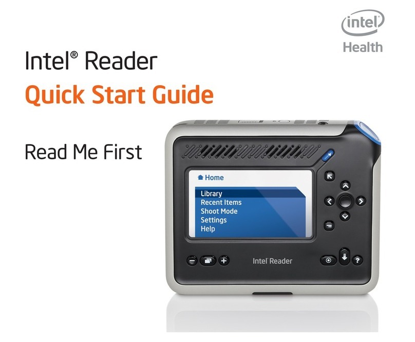 Intel Reader quick start guide