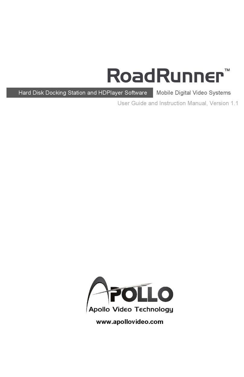 Apollo RoadRunner User guide and instruction manual