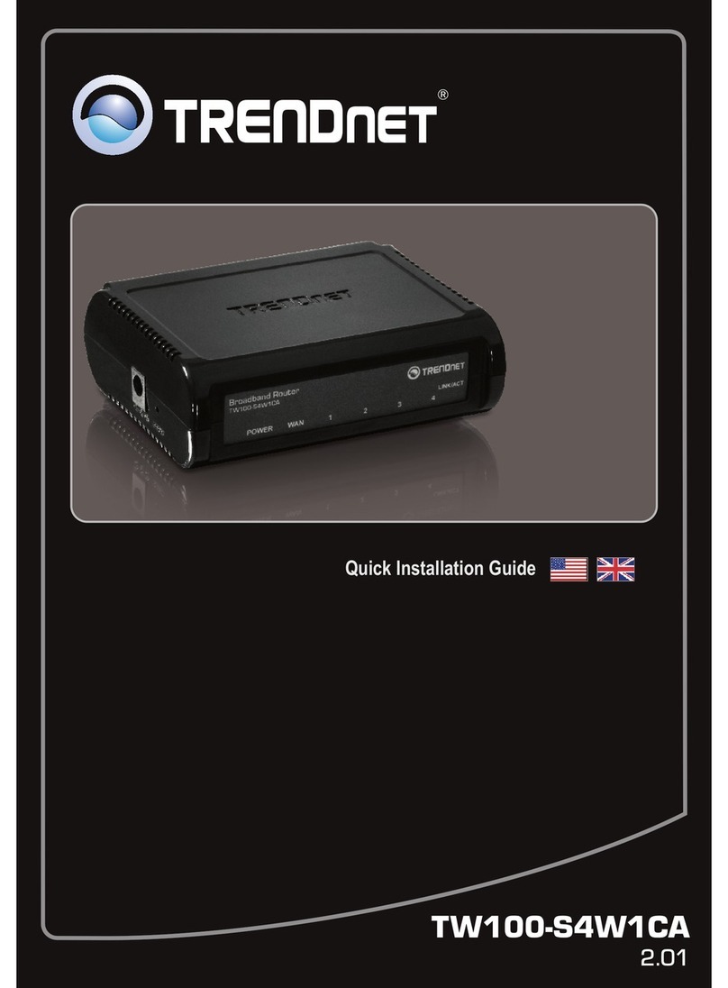 TRENDnet TW100-S4W1CA User manual TRENDnet TW100-S4W1CA User manual