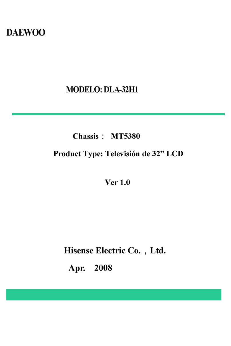 Daewoo DLA-32H1 User manual Daewoo DLA-32H1 User manual