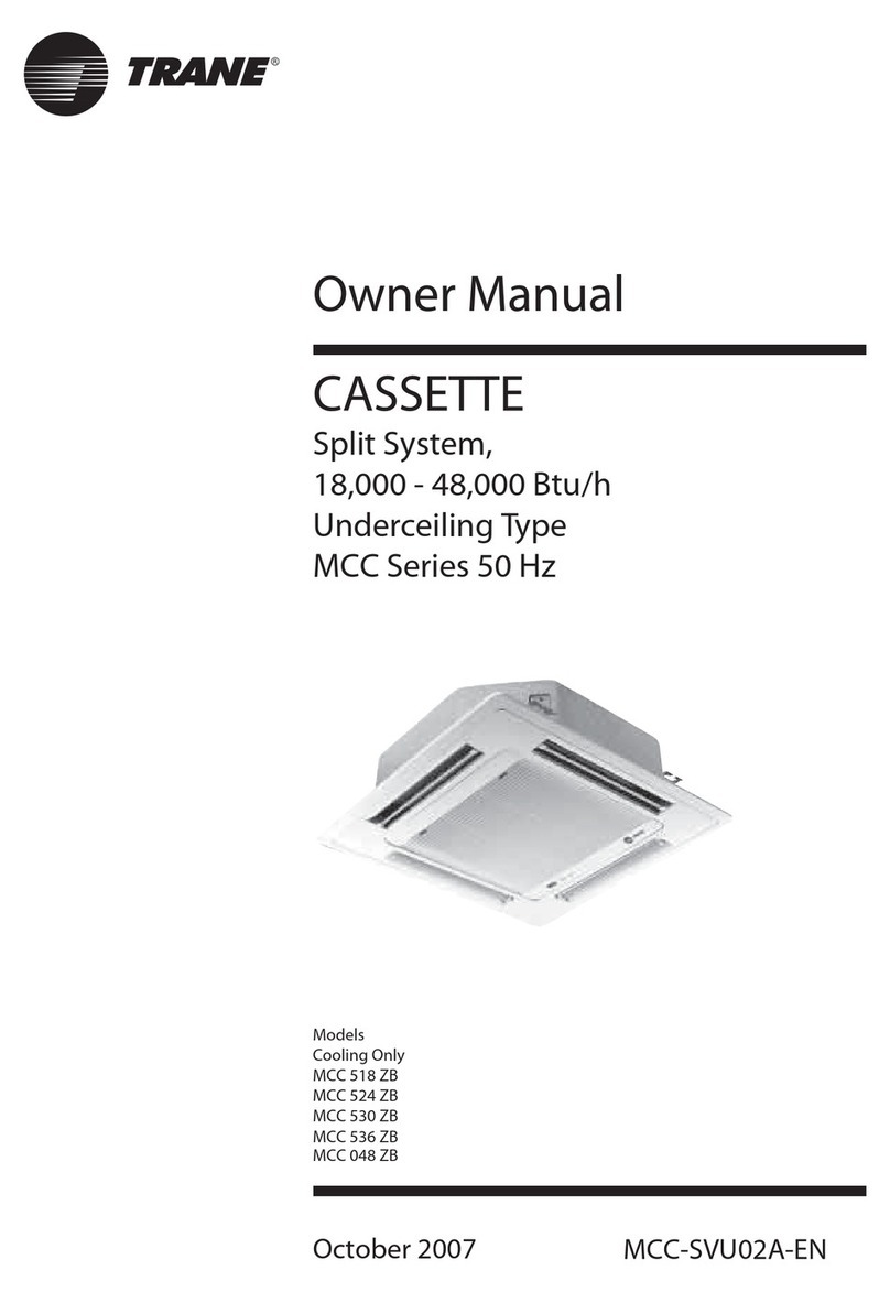 Trane MCC 536 ZB User manual