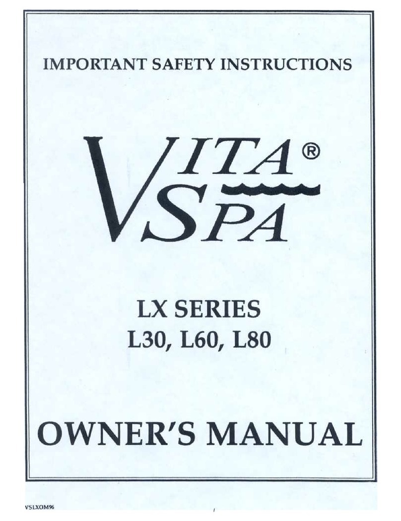 Vita Spa LX series owner's manual