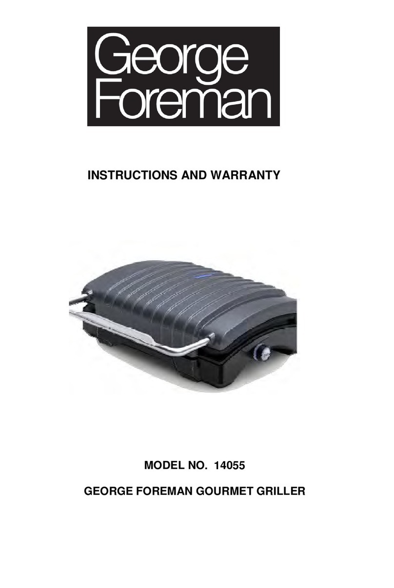 George Foreman 14055 User manual