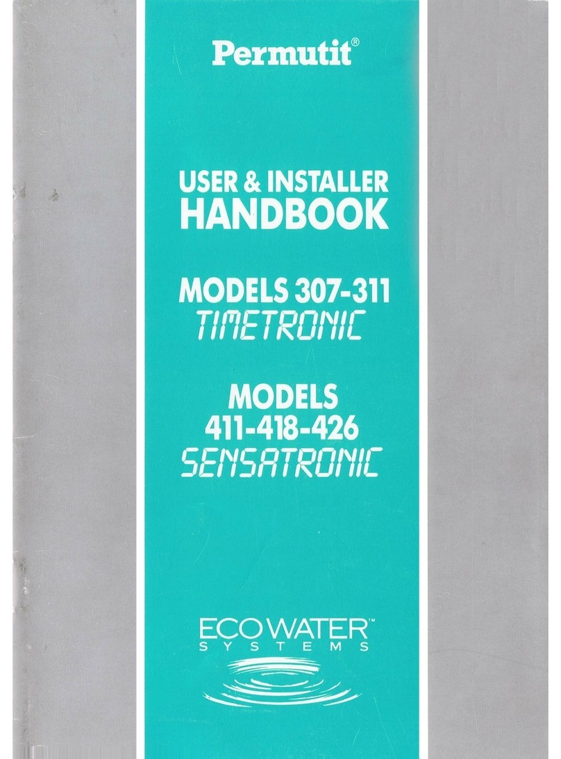Permutit 307-311 Timetronic user manual