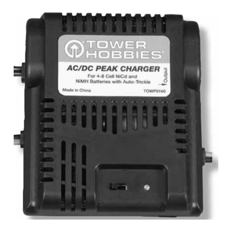 Tower Hobbies AC/DC PEAK CHARGER instruction manual