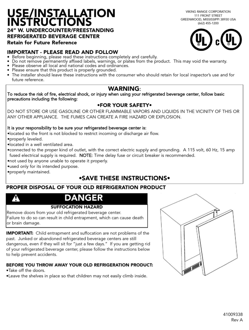 Viking 24" Technical manual