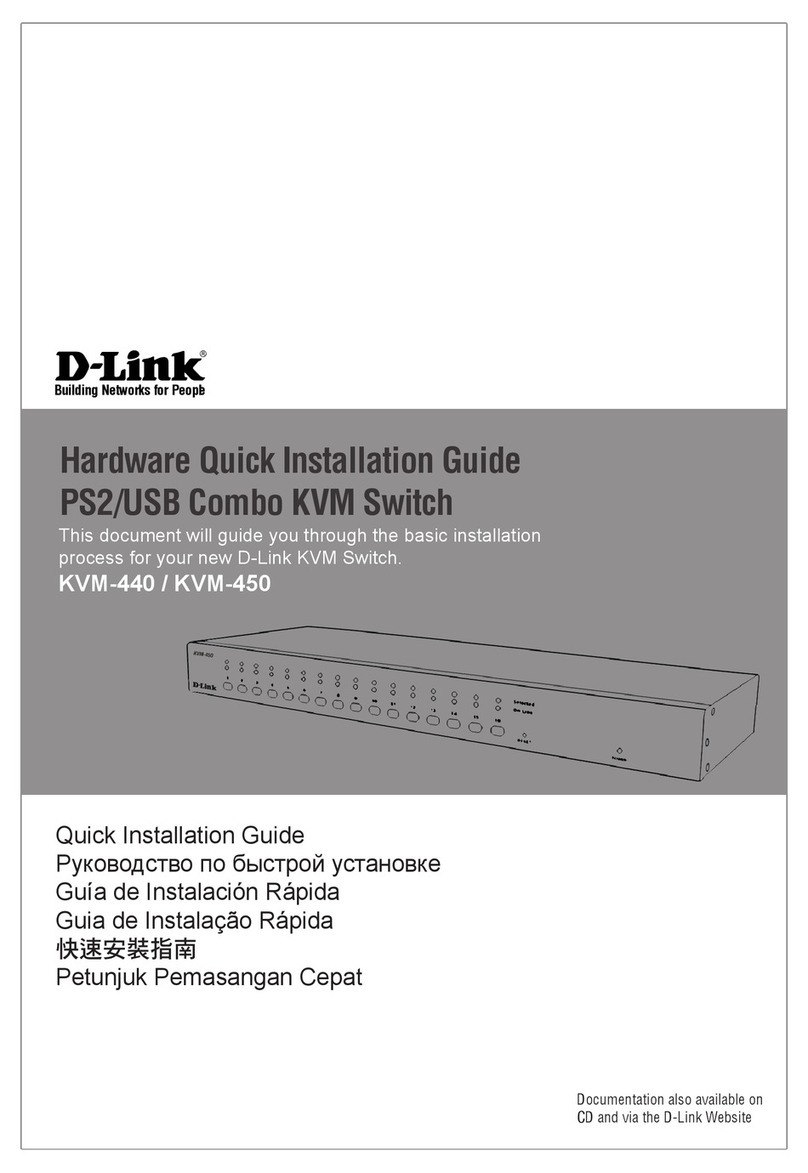 D-Link KVM-440 User manual D-Link KVM-440 User manual