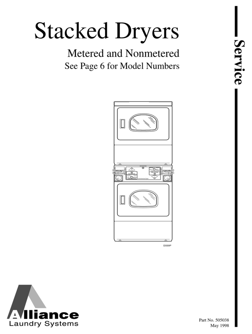 Alliance Laundry Systems HSE117*A User manual