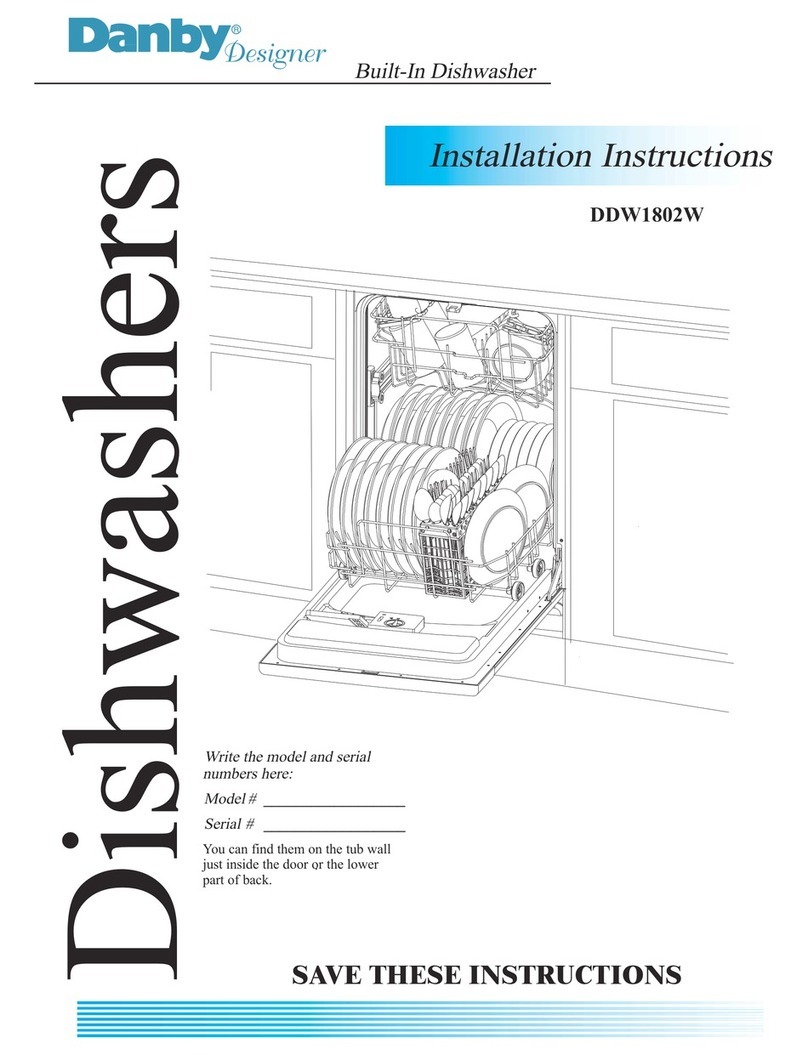 Danby Designer DDW1802W installation instructions