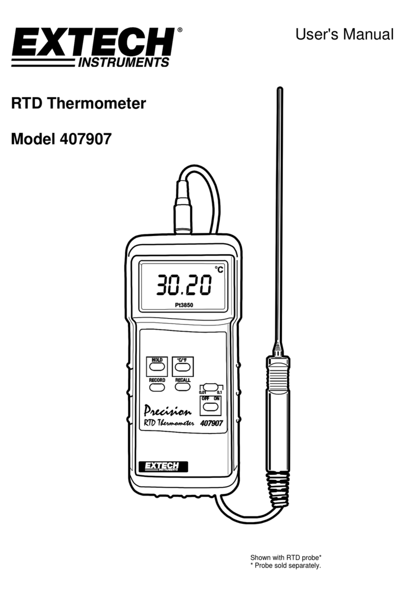 Extech Instruments 407907 User manual Extech Instruments 407907 User manual