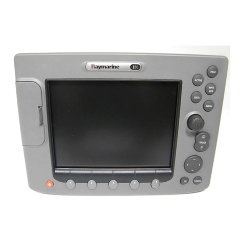 Raymarine E-Series User manual Raymarine E-Series User manual