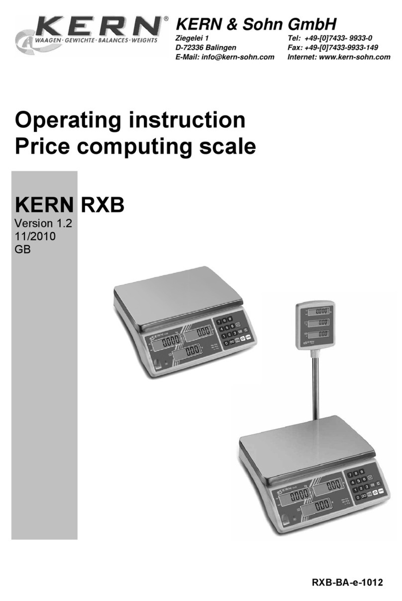 KERN RXB User manual