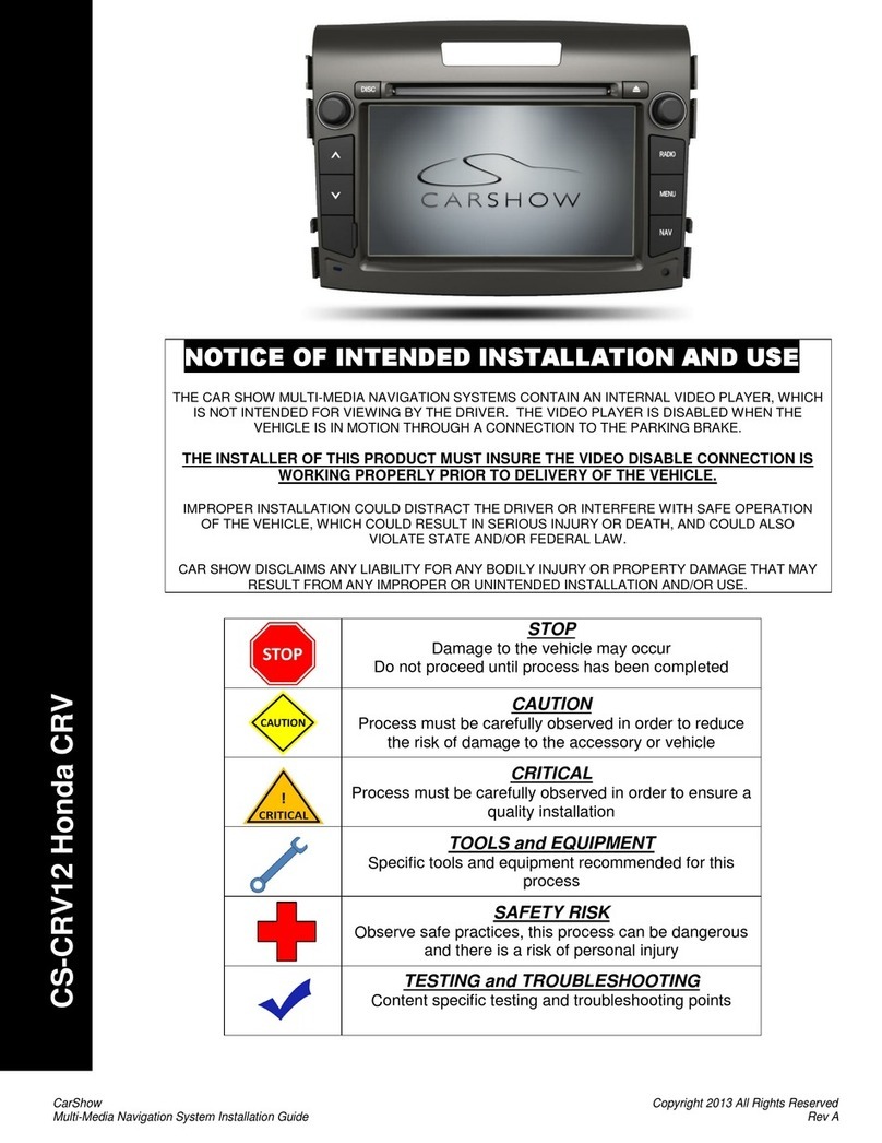 CarShow Honda CS-CRV12 CRV User manual