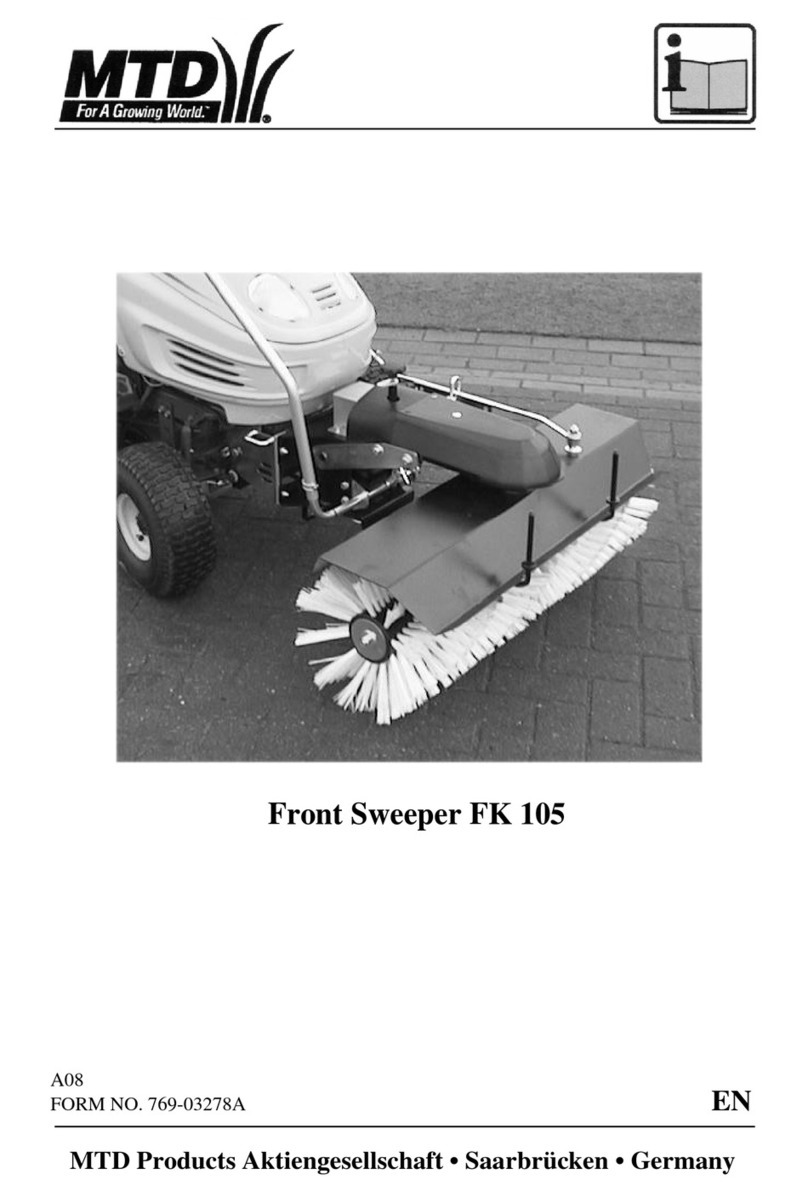 MTD FK 105 User manual