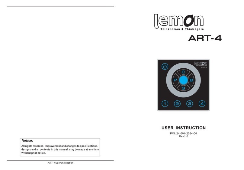 Lemon ART-4 User instruction
